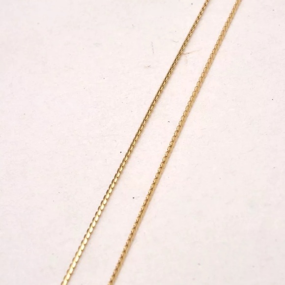 Christian Dior Gold Tone Chain Rhinestone Pendant Necklace 💜 - Picture 6 of 15